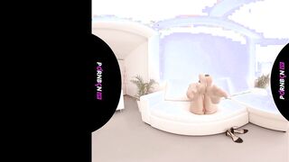 VR The Italian Valentina Bianco shows you her toes while talking kinky and masturbating into front of your face inside virtual reality porn inside Spanish spanish