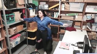 StripSearchPorn.com - Officer fucks long titted hispanic shoplifter