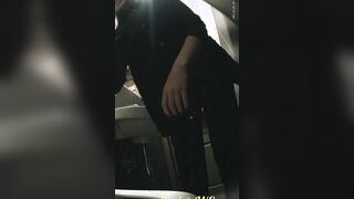MOV 100. Continuation of the adventures of girls into the cafe restroom