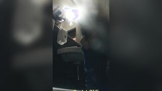 MOV 100. Continuation of the adventures of girls into the cafe restroom