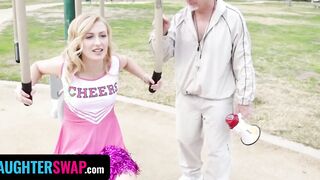 Daughter Swap - Sexual 18 Year Old Seduces Her Bestfriends Dad By Giving Him A Peak Of Her