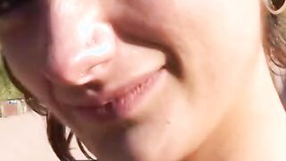 3 crazy hot 18 year old anal lesbians pounded each other, and service 1 lucky penis