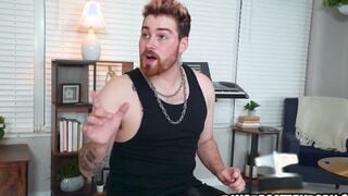 Her stepbrother is so loud having fun drums, she just wants to masturbate into silence! - barely legal porn
