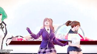 R18-MMD Masked Bitch Honoka Katsumi Tamaki DOA Bombshell Dance