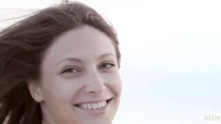 Slim and Good Talia Mint Masturbates on Outdoor Beach