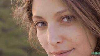 Slim and Good Talia Mint Masturbates on Outdoor Beach