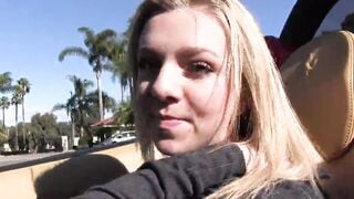 Step Daddy Catches Ditching Raspy Voiced Blonde Step Daughter