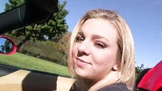 Step Daddy Catches Ditching Raspy Voiced Blonde Step Daughter