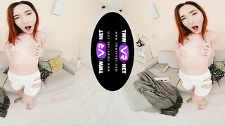TmwVRnet - Angie A - hot undresses to got a solo orgasm