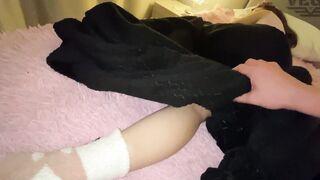 GETS CREAMPIED AFTER WATCHING PORN WITH STEP BROTHER