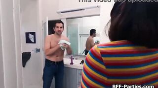 Fucking 3 babe pranking trespassers