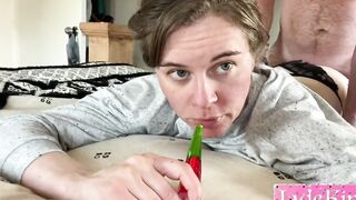Submissive fucked sex toy taught some rough lessons from a mean freaky man.