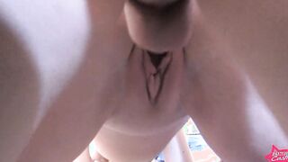 Three-Way with blonde innocent and inked star with huge jugs