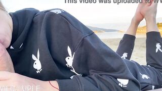 Bae 19 Year Old offer Risky Outdoor Oral Sex & Turf Job on the beach