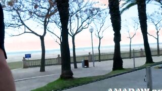 Fucking blonde tiny jugs teenie Dulce Chicki besides a vehicle