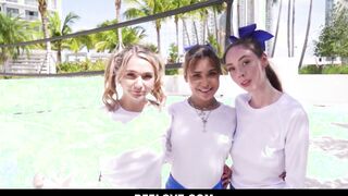 Small Blonde Teenagers Multiple Squirting Orgasms While Volleyball Trainer Fucks Her Into Front Of Best Friends pov - Lola Mai, Mia Kay, Ryder Rey