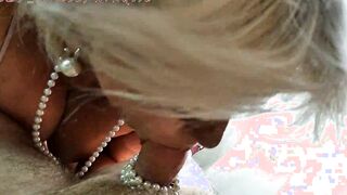Russian milf AimeeParadise is the Queen of Whores! The best blowjobs of recent months! Fantastic close-ups!