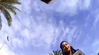 Coral Joice big boobed dark haired fucks and offer a oral sex to