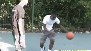 Gingerhead Ebony Dick Whore Sucks Off 2 Basketball Teams (Arietta Adams)