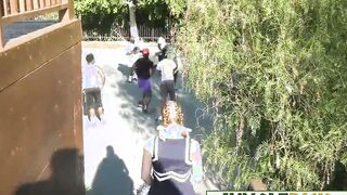 Gingerhead Ebony Dick Whore Sucks Off 2 Basketball Teams (Arietta Adams)