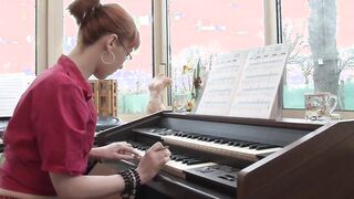 Homemade anal lessons for this red haired teens