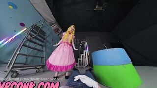 VR Conk Gorgeous Mario xxx Parody With Braylin Bailey as Princess Peach