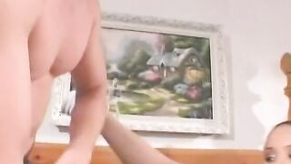 Crazy Sexy young hispanic dark haired gets nailed