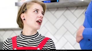 Slim Dakota Burns is so embarrassed to performance her parents her grades. Her favorite step-uncle, Cock Swardson steps inside to help her into a very dirty way.