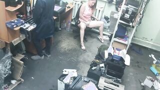 Slutty Blonde Outside Masturbates Next to Stranger