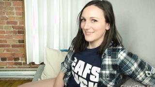 BFF Loses a Bet and Blows Your Penis - pov Vibrator Head and Cum into Mouth