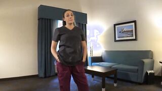 Nurse Step Cougar Bathes & Comforts Wheelchair Tied Son