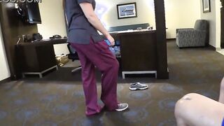 Nurse Step Cougar Bathes & Comforts Wheelchair Tied Son