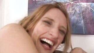 Thirsty cougar comes over and swallows a big load