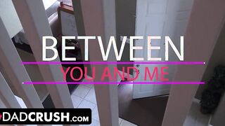 Dad Crush - Sensual Blonde Teenie Blows On Stepdads Penis And Let Him Cum Into Her