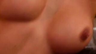 beauty blonde with crazy sexy body gets plowed over bonnet of vehicle
