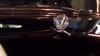 beauty blonde with crazy sexy body gets plowed over bonnet of vehicle