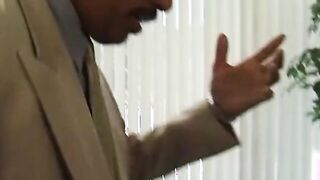 African maid demolished by 2 rough dicks