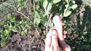 Farmer's Fiance Masturbates into the Field