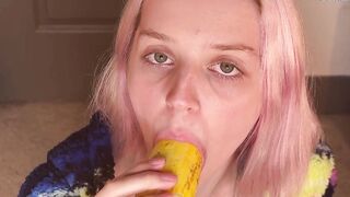 ASMR- Squash Blowing and Licking