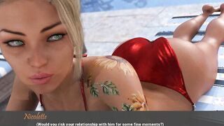 Angel of Innocence: Topless Rubs By The Pool-Ep11