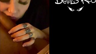 Amateur fellatio from teen yo blonde / Marilyn Sugar / Cum into mouth / TWITTER @devils kos