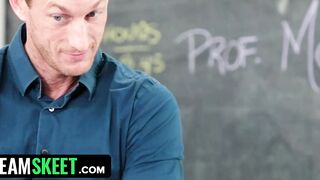 TeamSkeet - Pure 18 Year Old Gets Inside Serious Sexsual Education With Some Huge Fat Dick