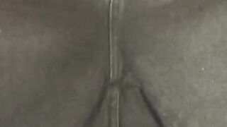 Chocolate Women african dicked on a white leather couch