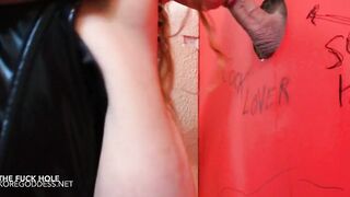 Long hooters loves huge penis into her cunt and deep into her throat