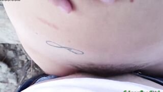 JOHNNYGOODLUCK Natural Big Boobed Charlotte Cross Smashed Outdoor