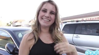 Adorable Faced Kinsley Eden Looking Forward To Nailed The Dude She Just Meeting