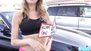 Adorable Faced Kinsley Eden Looking Forward To Nailed The Dude She Just Meeting
