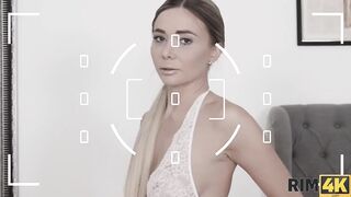 RIM4K. Sweet doll pleases photographer with head and anal pleasure
