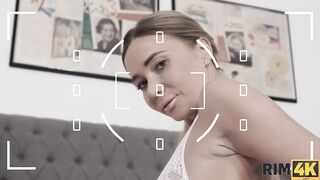 RIM4K. Sweet doll pleases photographer with head and anal pleasure