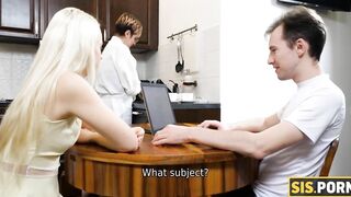 SISPORN chick with no titties likes impudent pastime that includes crazy bonking by stepbro